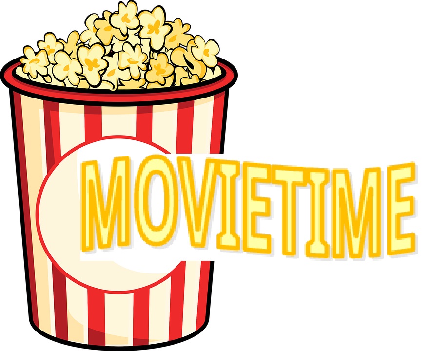 Popcorneimer mit der Schrift Movietime