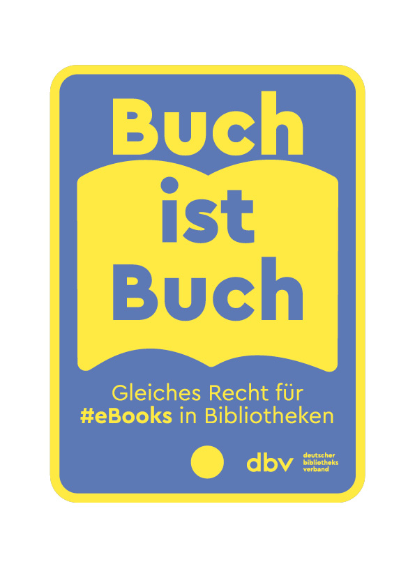 Logo der Kampagne "Buch ist Buch"