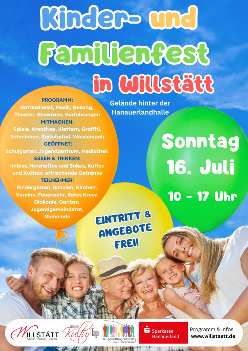 Plakat Kinder- und Familienfest